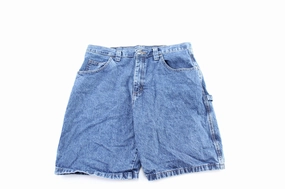 Wrangler Logo Patch Denim Carpenter Shorts UV protection coating Easy Fit