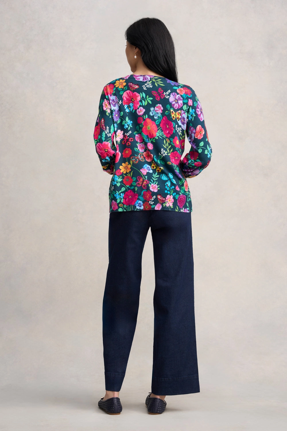 QuickDry Fabric HighDensity Knit Nathalie L??t?? Jumper -L??t?? Butterfly Print