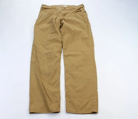 Quick Release Buckle Carhartt Logo Patch Tan Carpenter Pants