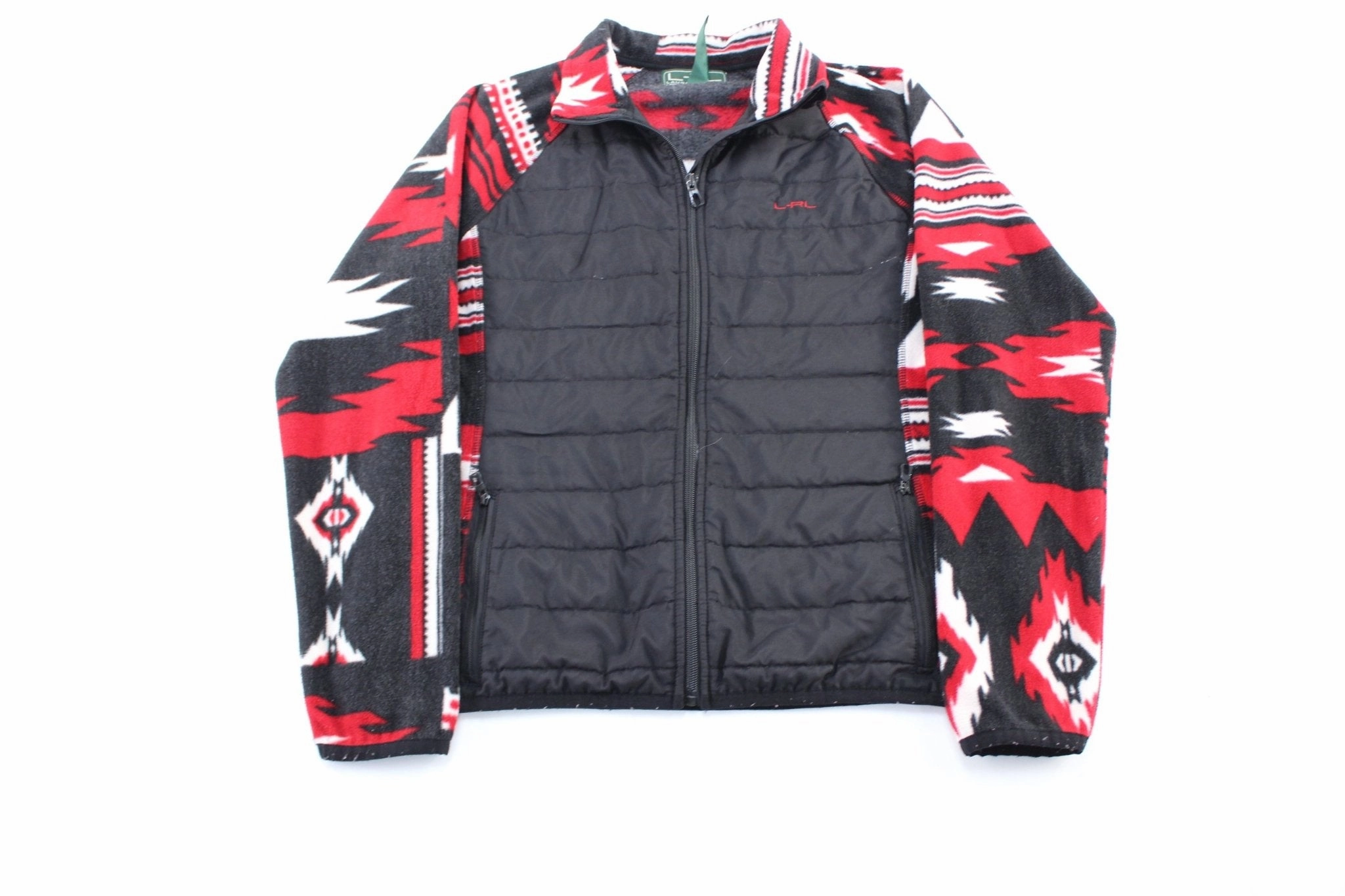 Women's Ralph Lauren Active Patterned Fleece Zip Up Jacket Urban Hike