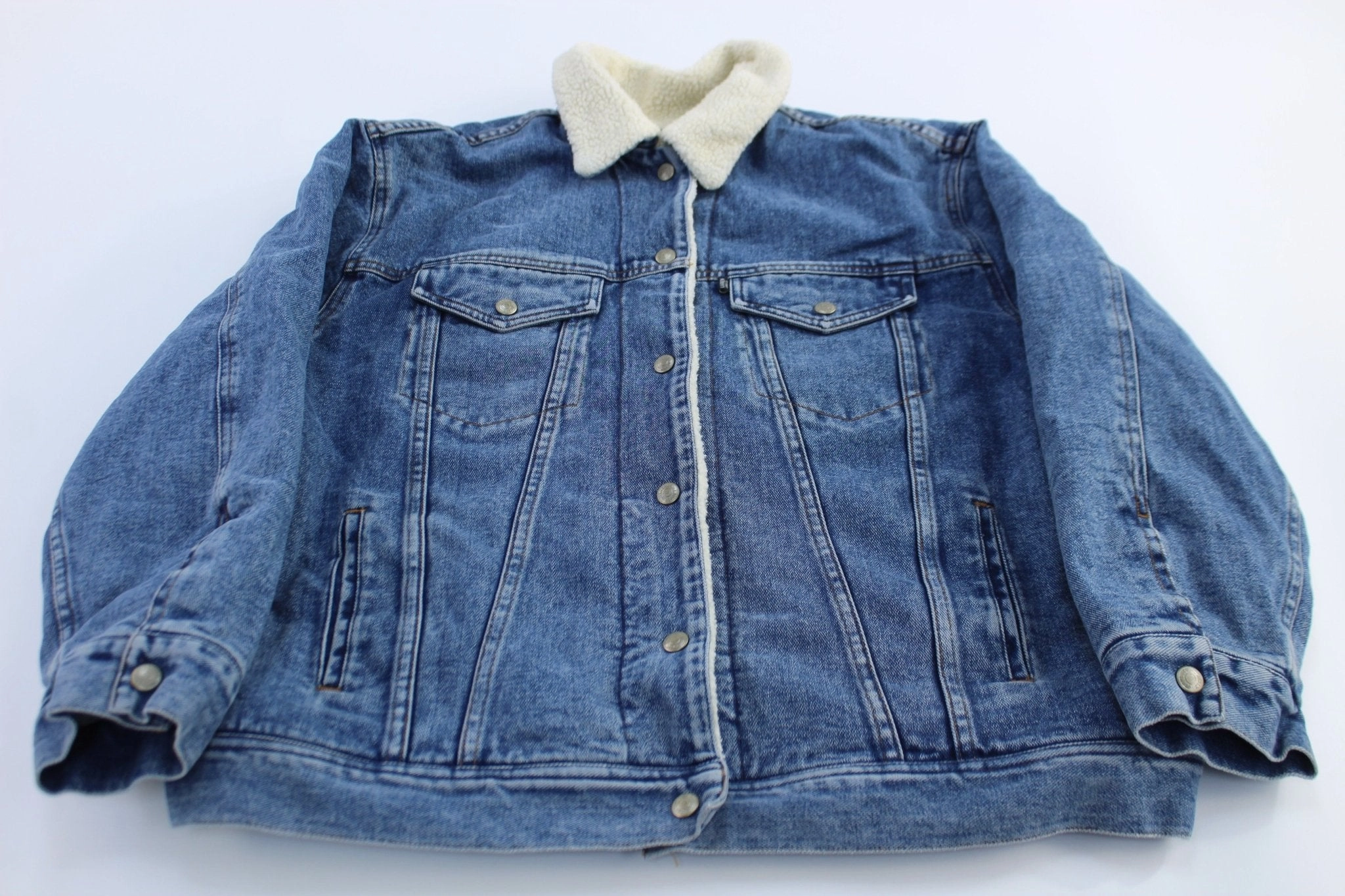 hot - weather option Women's Ralph Lauren Denim Sherpa Lined Trucker Jacket