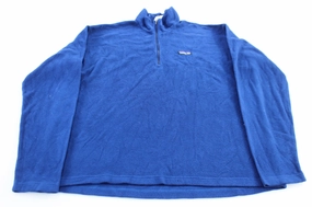 90's Patagonia Synchilla Logo Patch Red Half Zip Pullover NoiseFreeMaterial