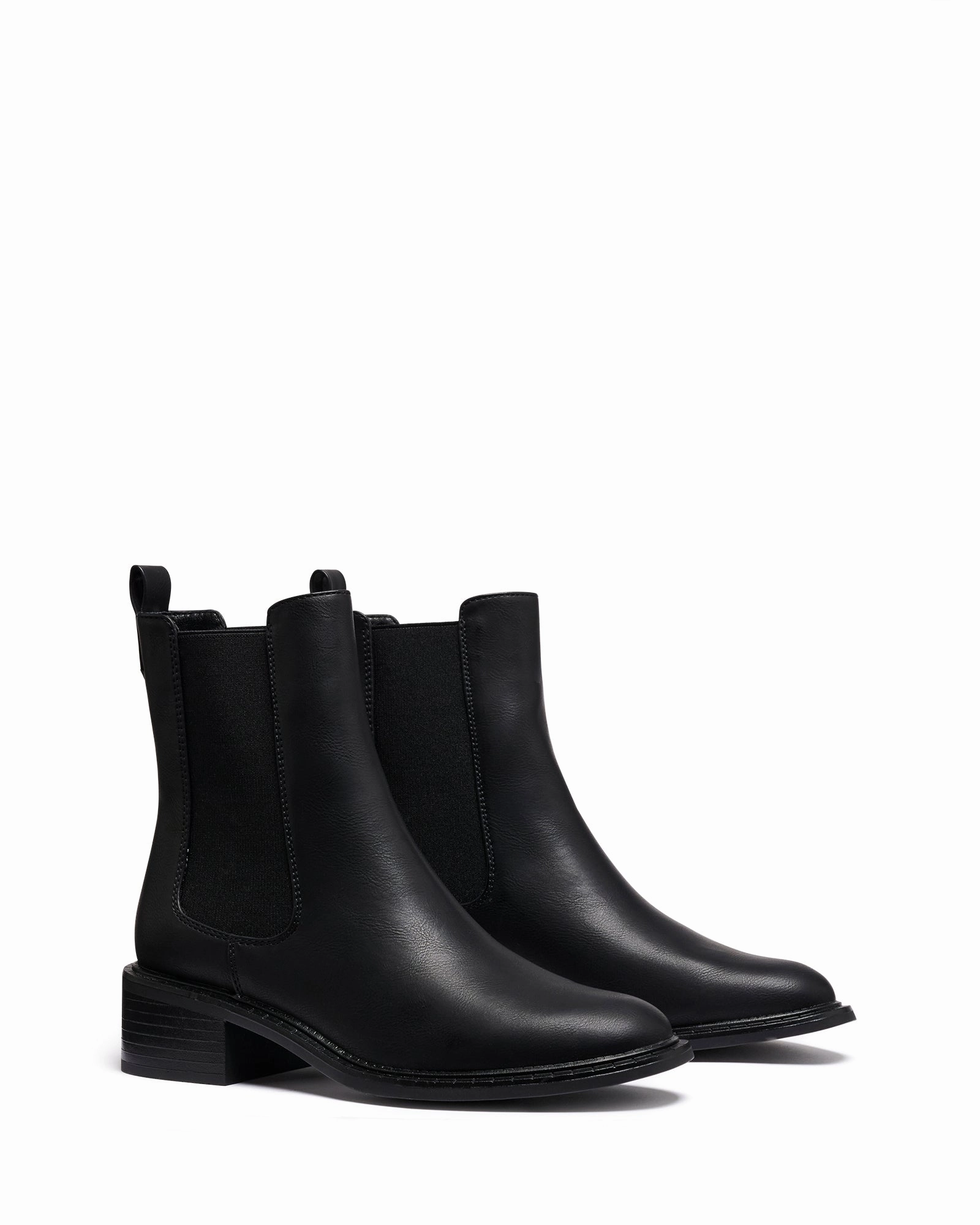 Stable Ankle Boot Black All-Weather Wear Layered Comfort