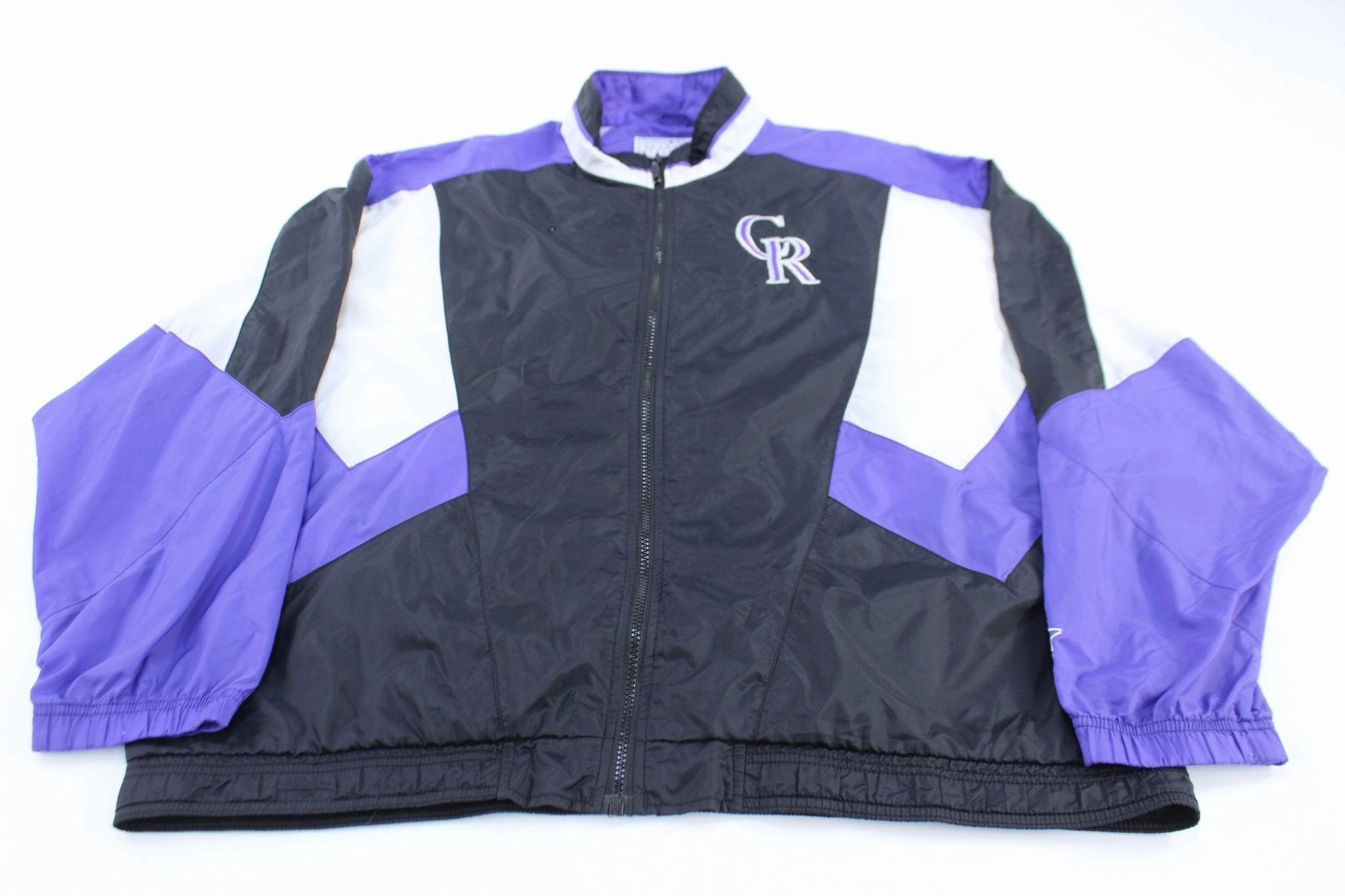 Starter Colorado Rockies Baseball Embroidered Windbreaker Jacket Timeless Outerwear Odor Resistant