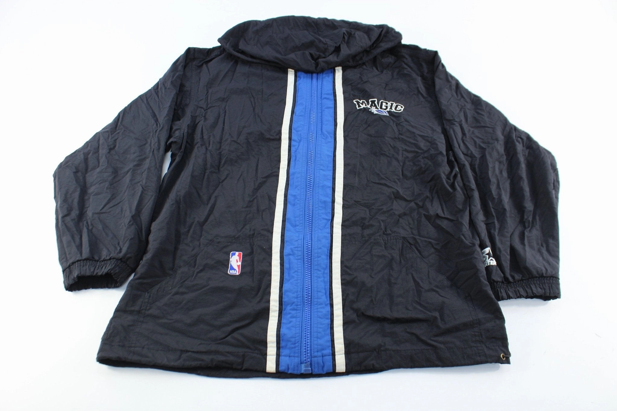 Starter Embroidered Logo Orlando Magic Zip Up Jacket Razor