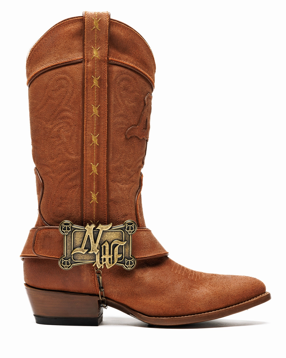 The Outlaw Boot Brown Detail Chic Stable Edge