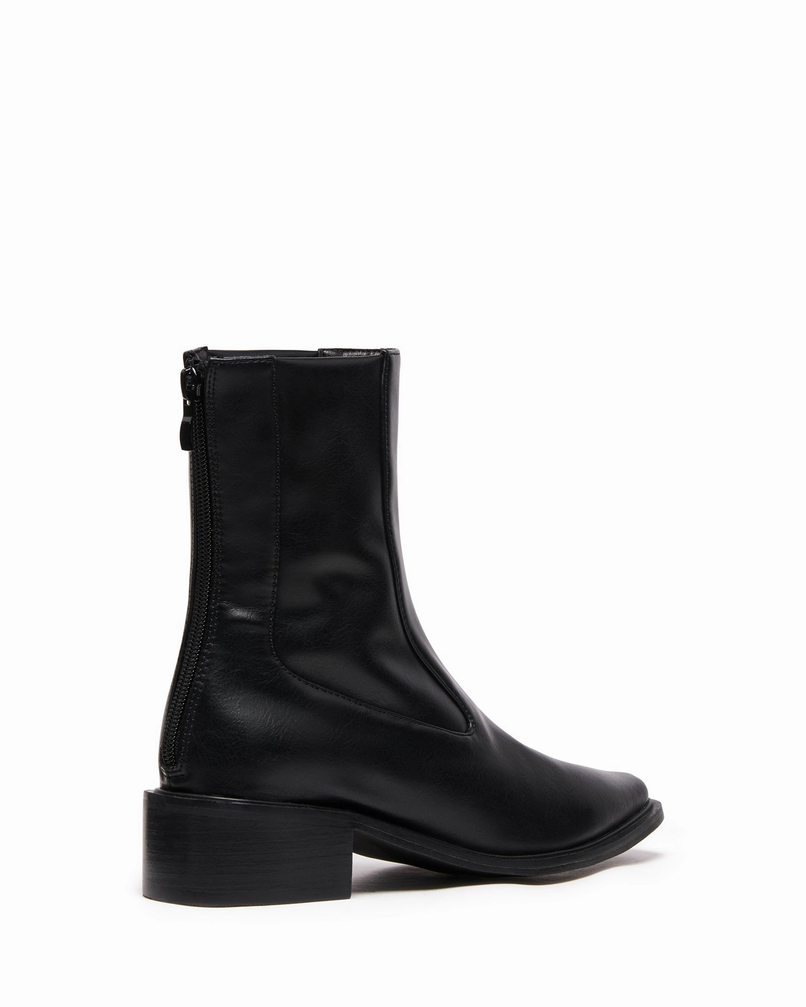 Work Chicwear Urban Look Barn Ankle Boot Black
