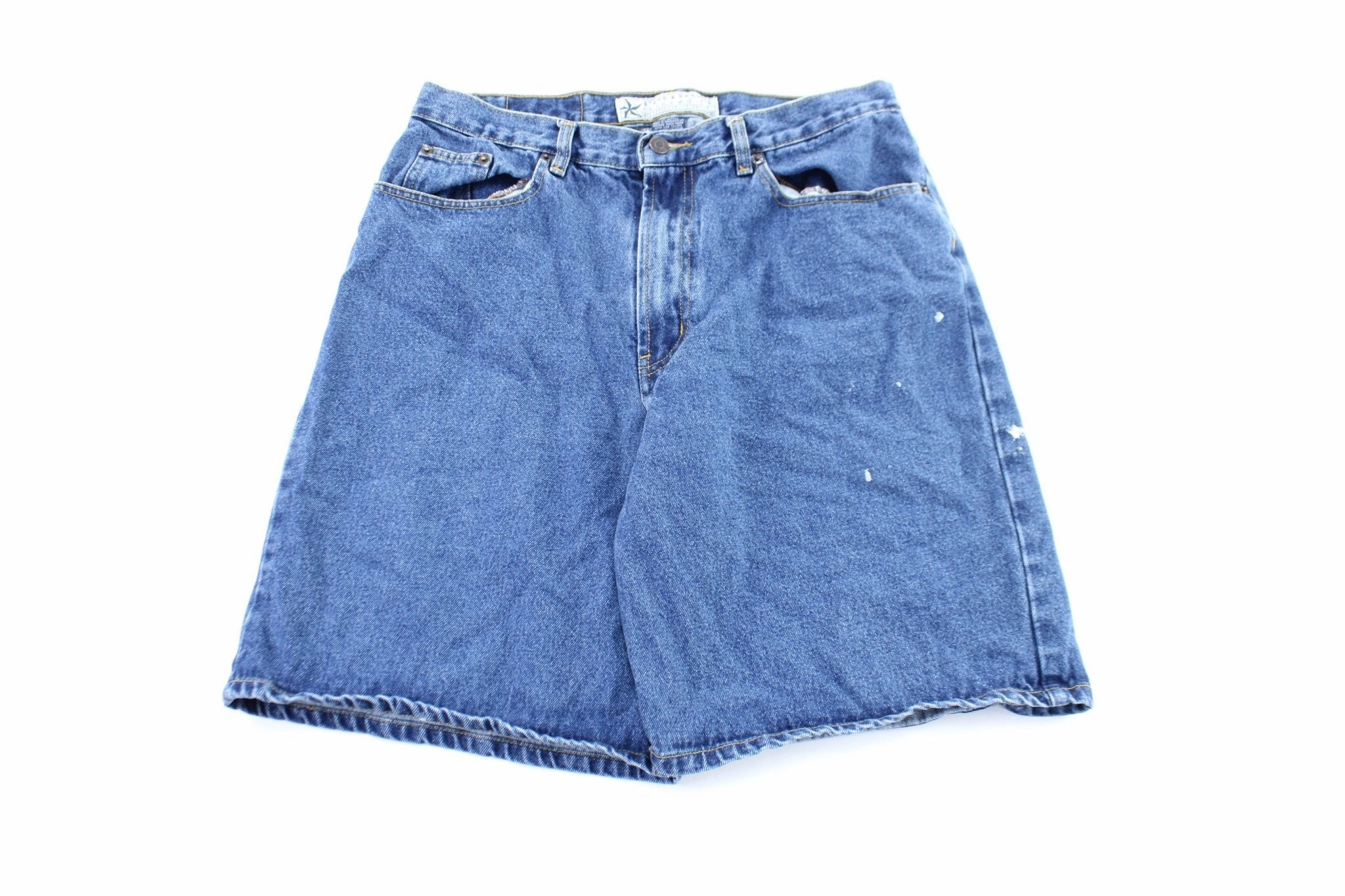 Steve & Barry's Relaxed Fit Denim Shorts Relax Fit Design Light Waist