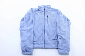 Women's Patagonia Embroidered Logo Blue Zip Up Jacket Machine-washable