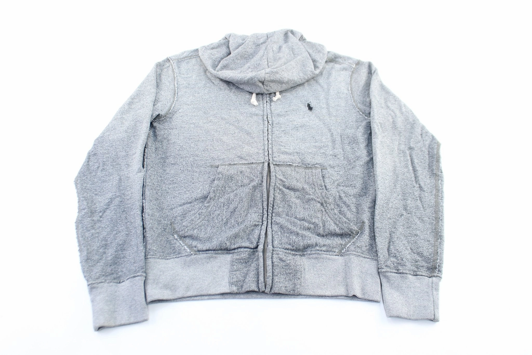 Fashion Shield bag Polo by Ralph Lauren Embroidered Logo Grey Zip Up Jacket