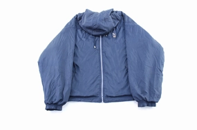 Women's 90's Nike Embroidered Logo Blue Zip Up Jacket Bond