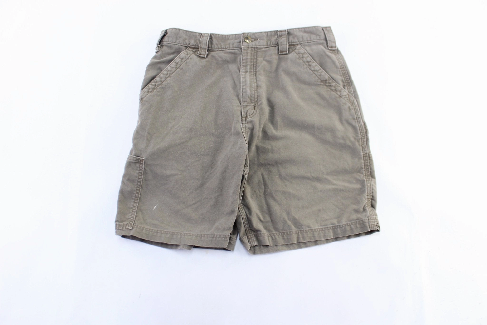 Carhartt Logo Patch Grey Shorts Dressy look Smart Style