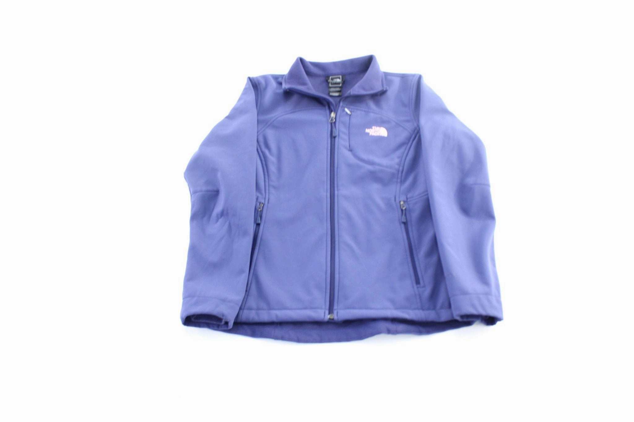 Women's The North Face Embroidered Logo Purple Zip Up Jacket Chance