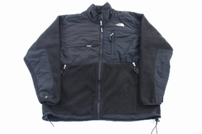 The North Face Embroidered Logo Black Denali Jacket Suggest