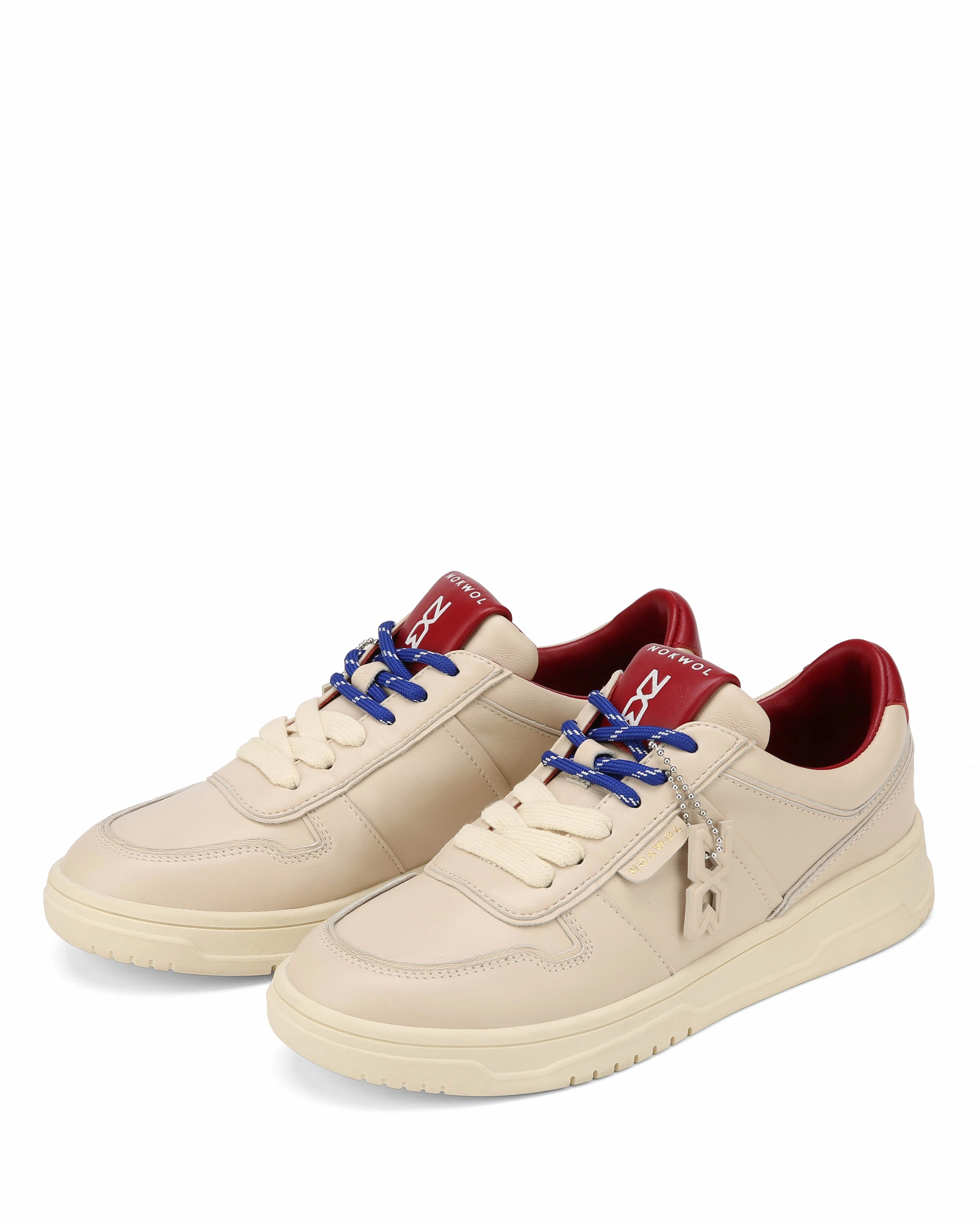 Gillie Beige Leather Low Support