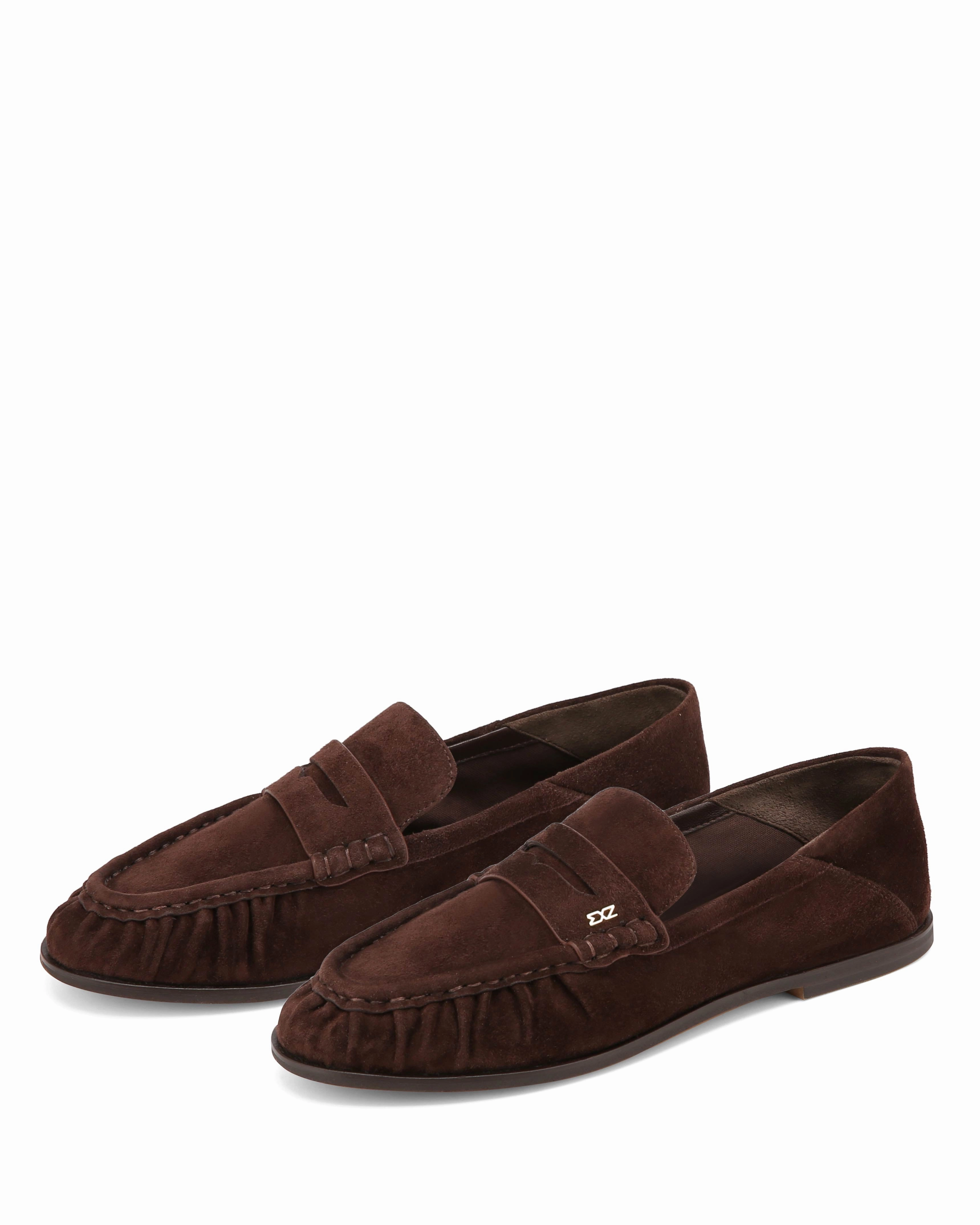 Mica Chocolate Suede Waxed Finish Coffee Stop