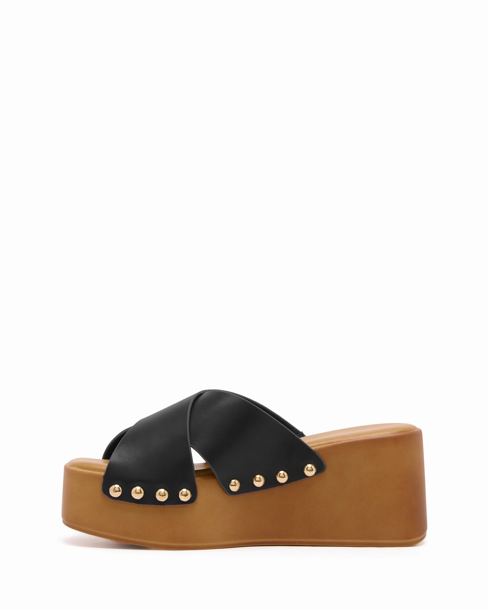 Mid Top Style Iver Platform Clog Black