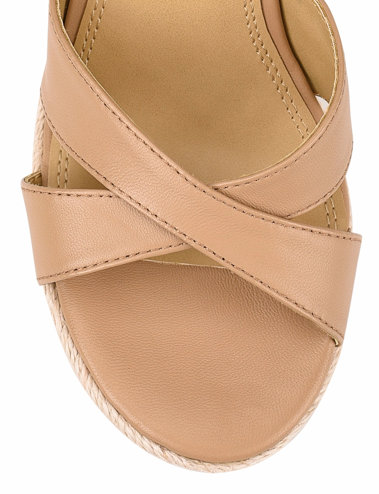 Remmie Rope Wedges - Almond Tan Leather City Life Winter Heels