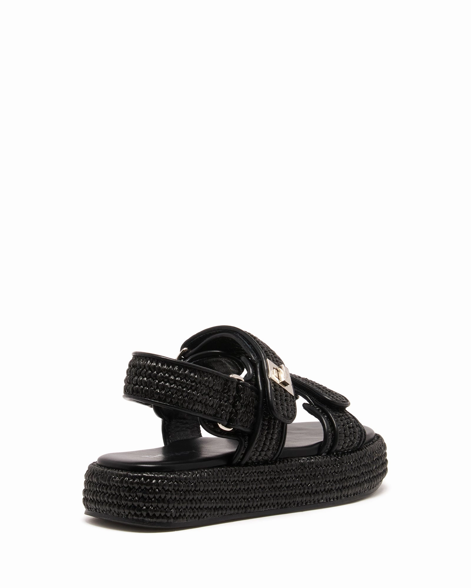 Revive Black Raffia *FINAL SALE* Wrap Around Strap