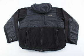 Women's The North Face Embroidered Logo Black Zip Up Jacket Charity rainy - day gear