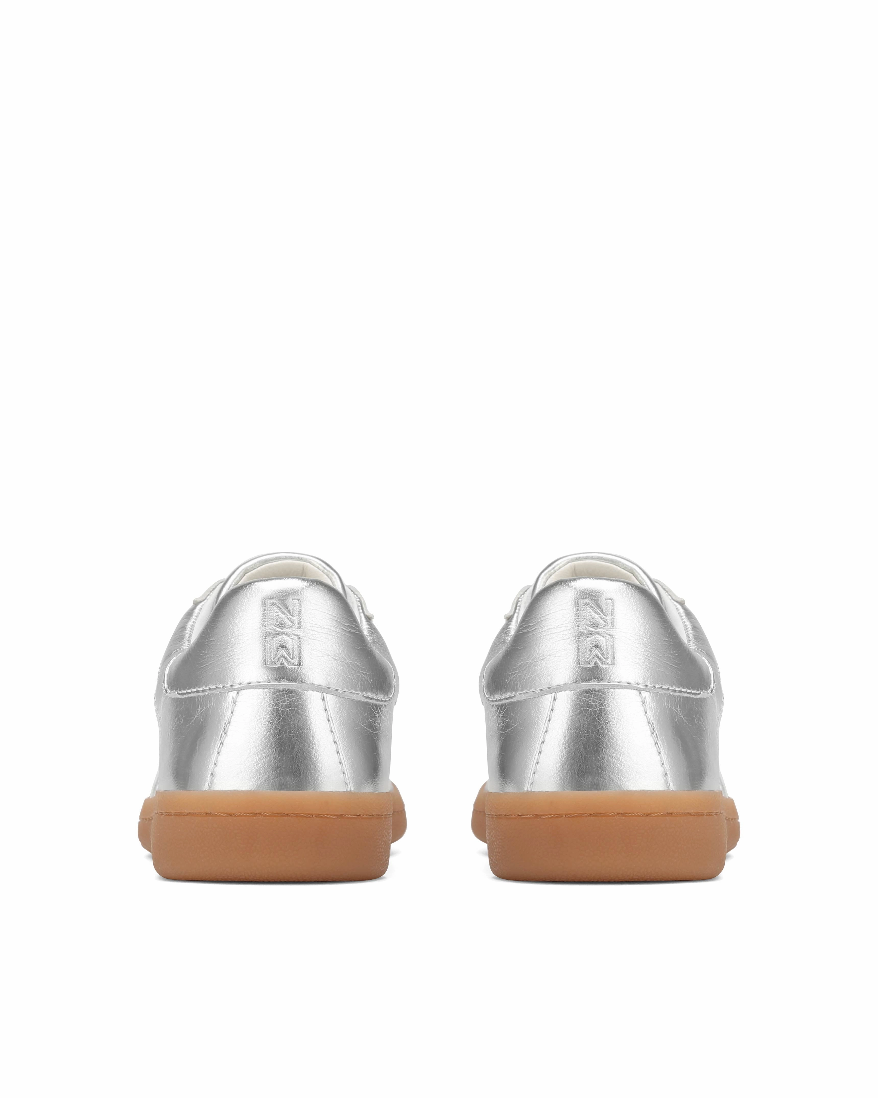 Optimal ease Ventilated Tongue Dasha Silver Crinkle Leather