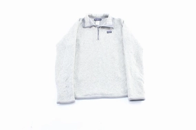 Women's Patagonia Logo Patch Grey Pullover Jacket Concentration