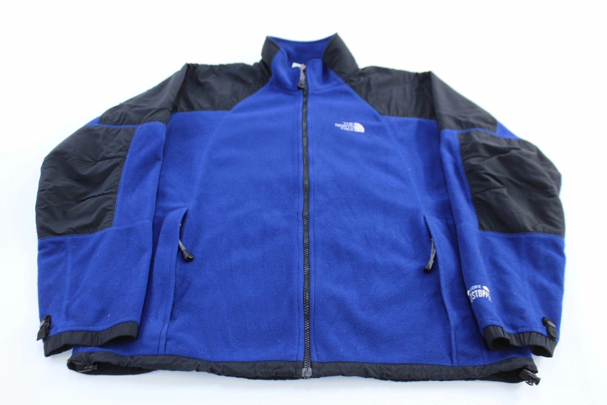 The North Face Gore Windstopper Blue Fleece Jacket Warm Outer Layer