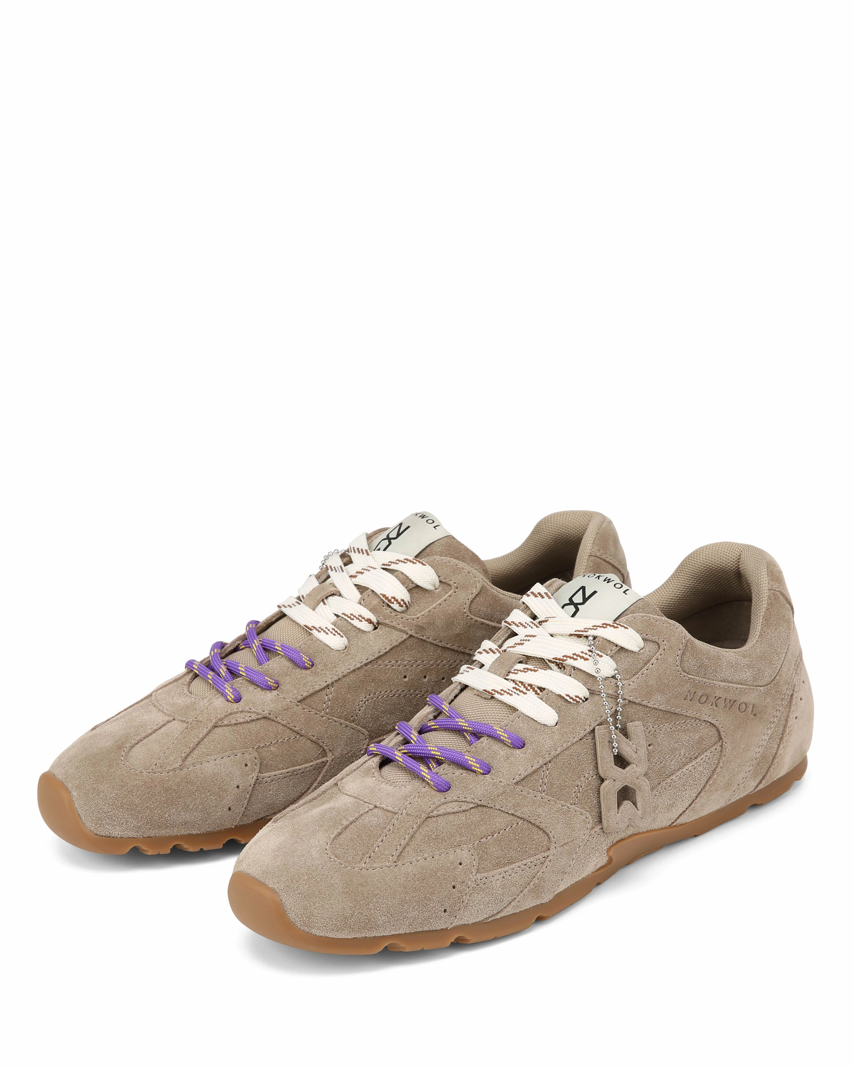Atlas-M Taupe Suede Non Slip Inner Sock