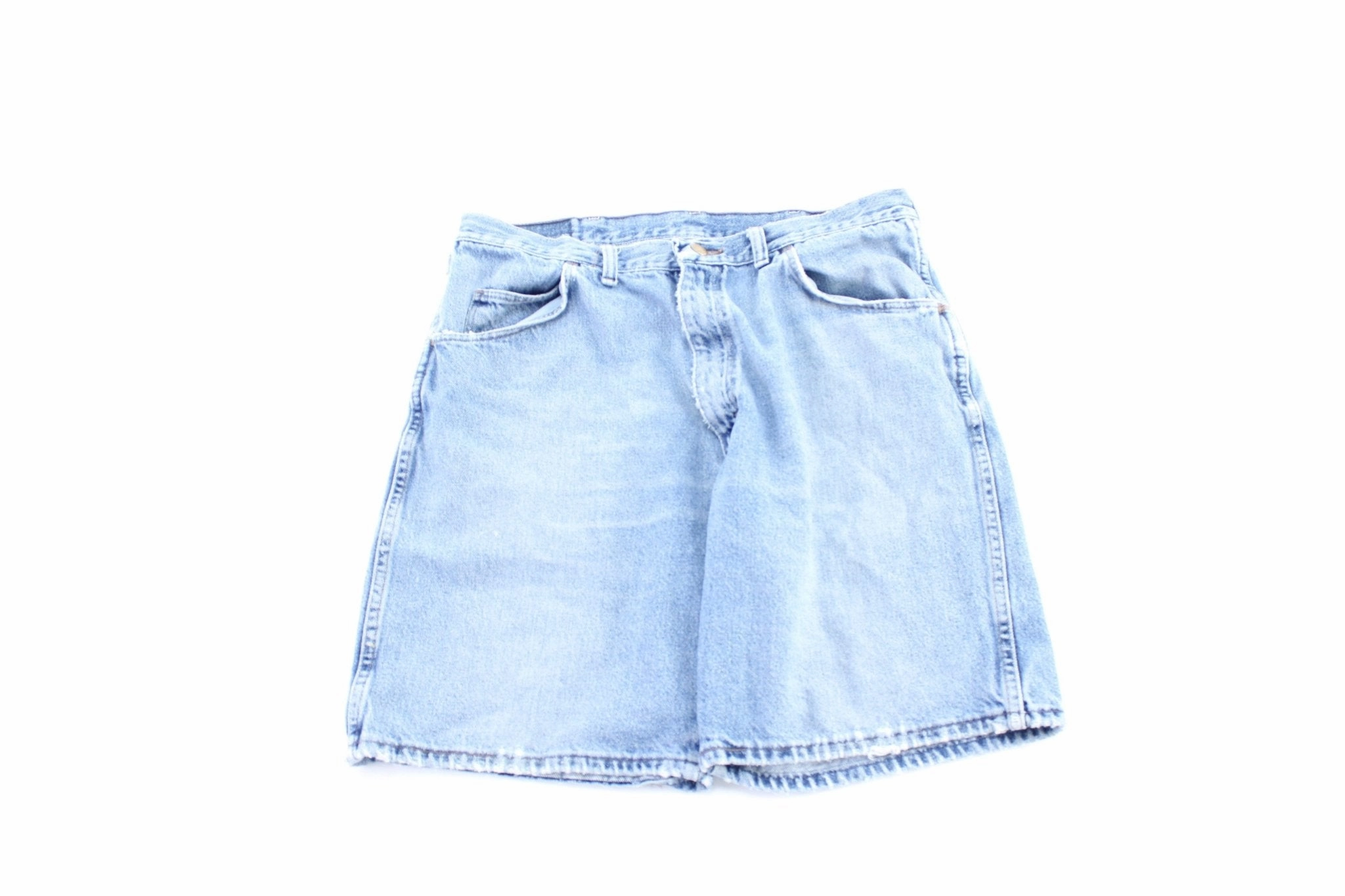 Wrangler Light Wash Denim Shorts Denim finish Tough Style
