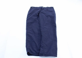 Carhartt Logo Patch Navy Blue Carpenter Pants Weather Ready Travel Ready