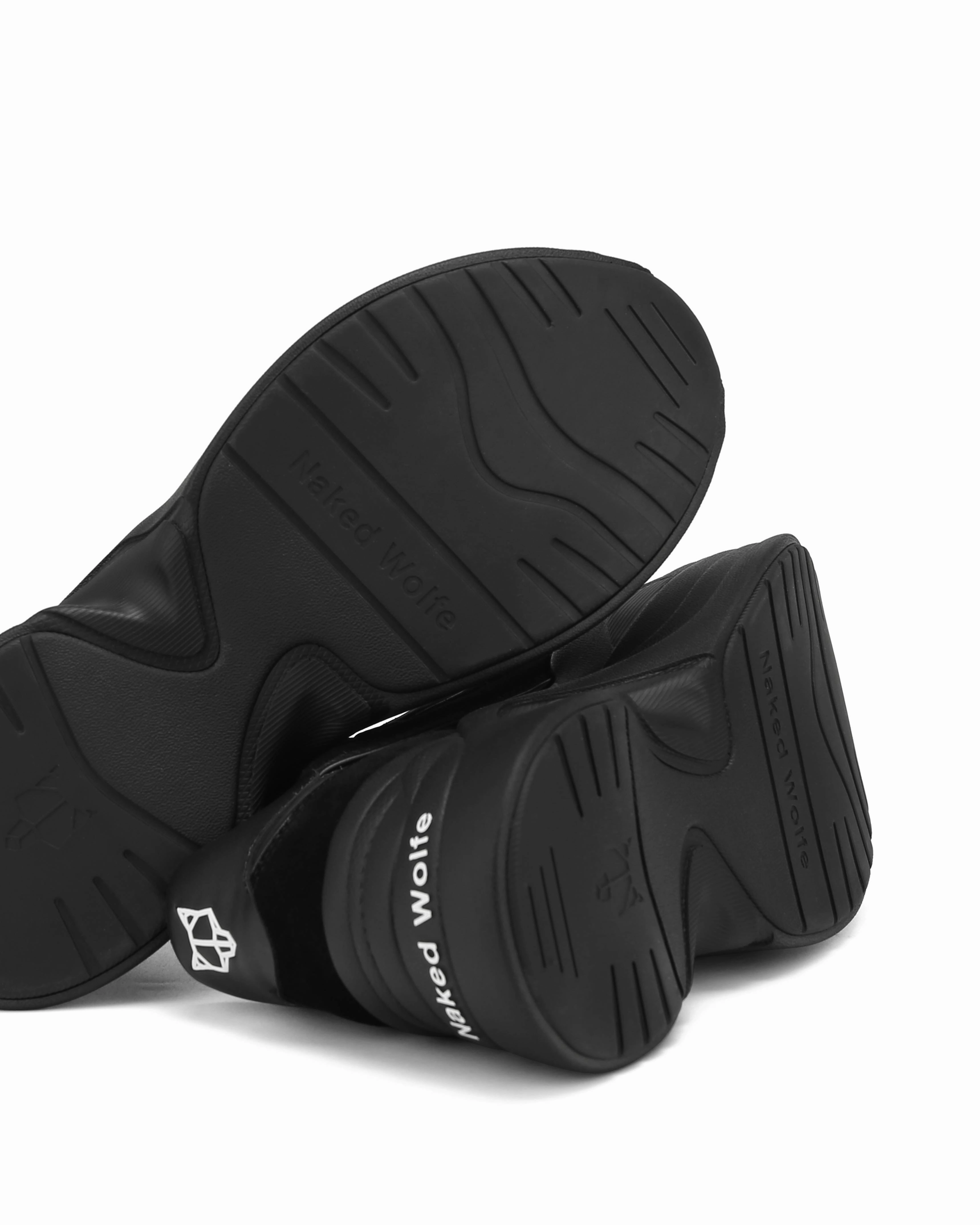 Temple Black Leather/Suede Subtle Elevation