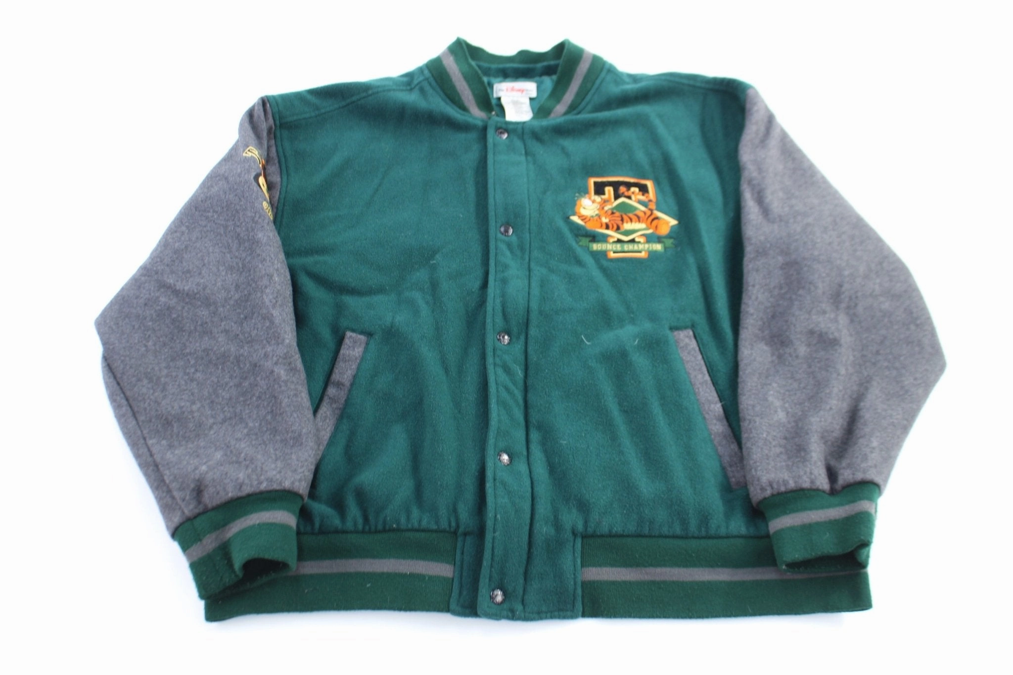 Breathable mesh Soft inner layer The Disney Store Embroidered Tigger Varsity Letterman Jacket