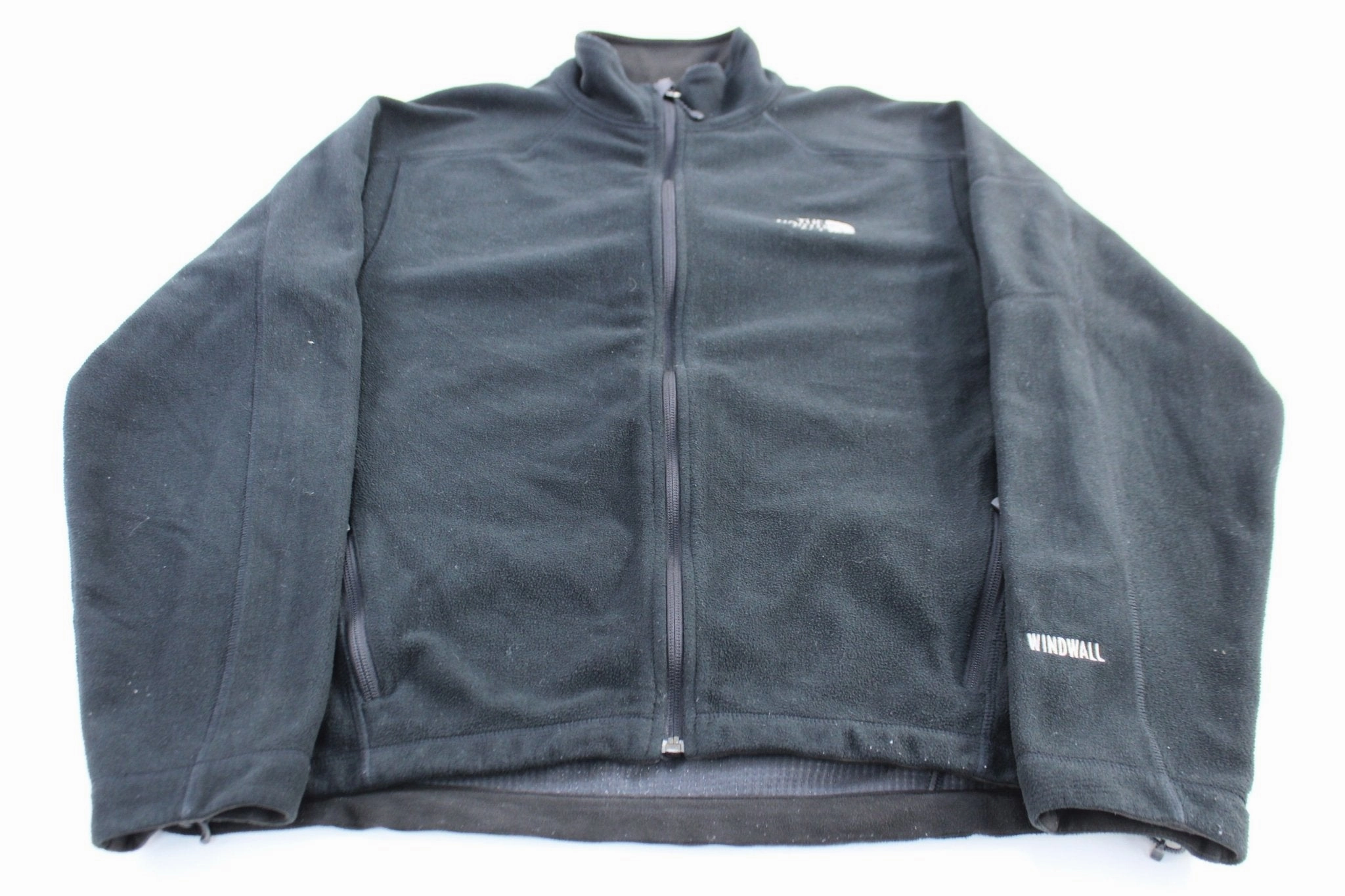 The North Face Embroidered Logo Black Fleece Jacket Formula