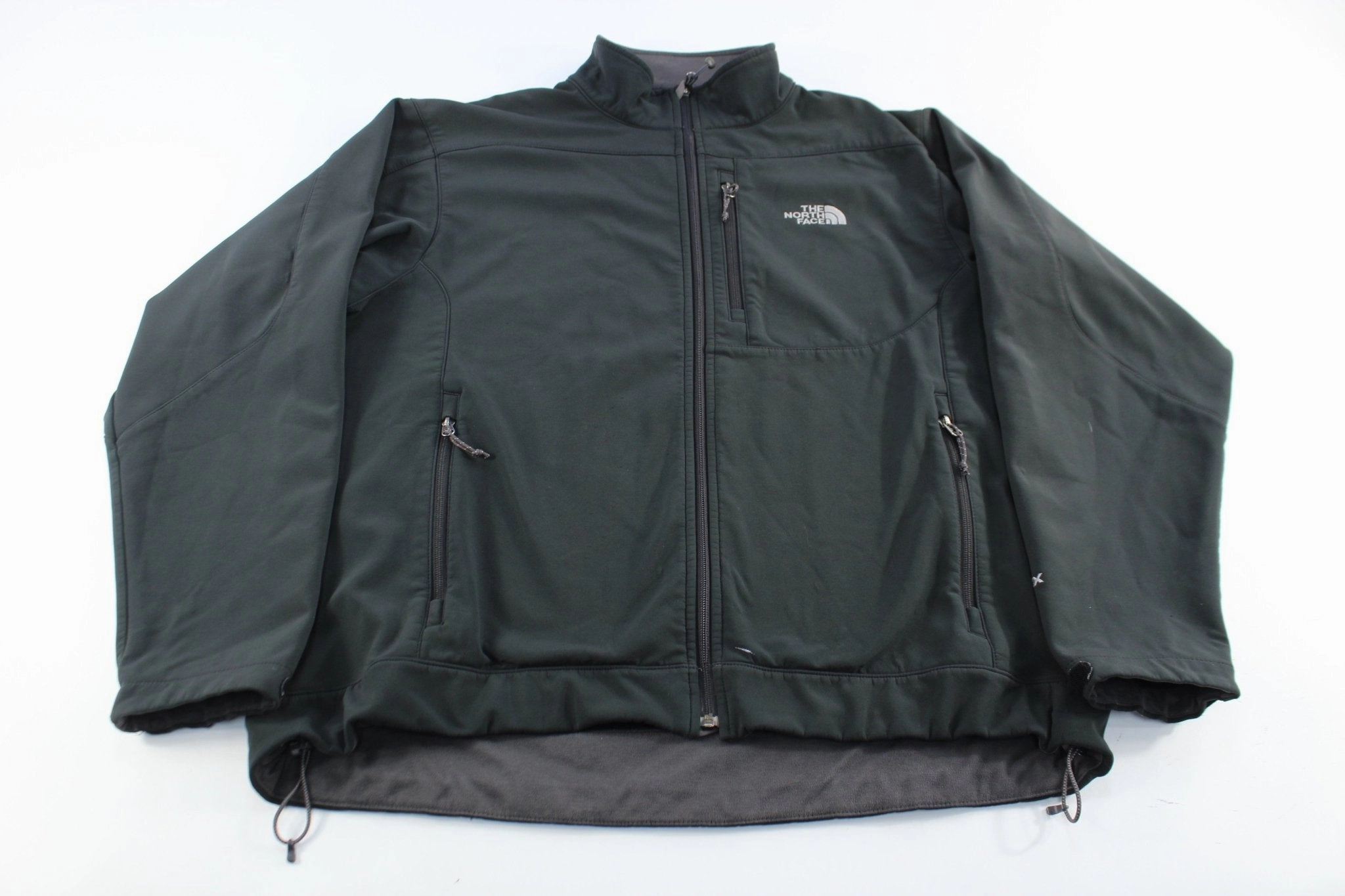 The North Face Embroidered Logo Black Zip Up Jacket Winter Wear