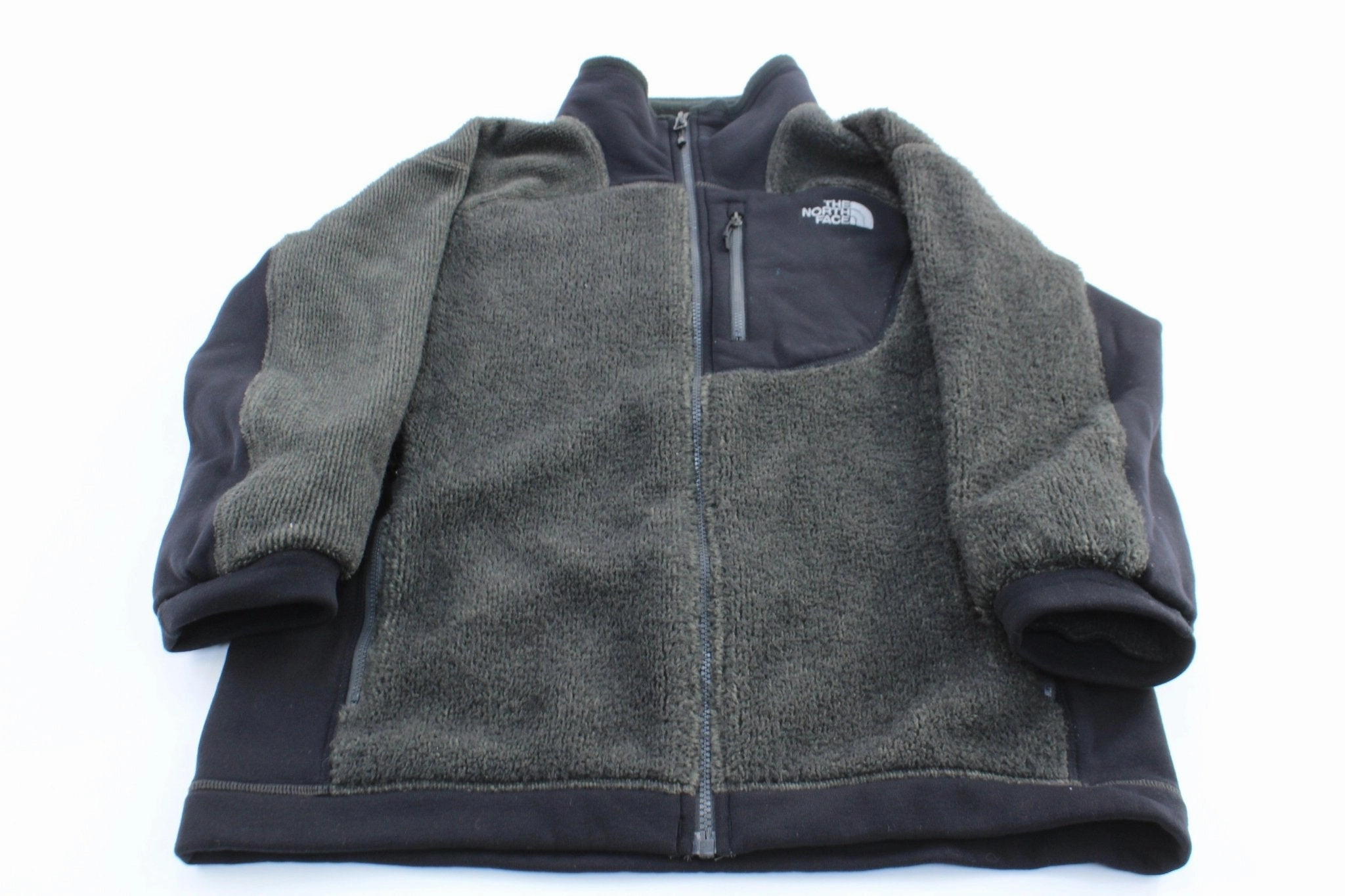 Relaxed Layer Sympathy The North Face Embroidered Logo Grey/Black Zip Up Jacket