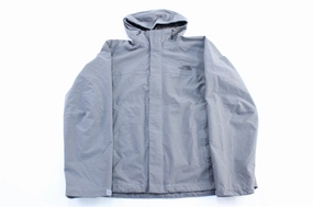 Diploma Praise The North Face Embroidered Logo Grey DryVent Zip Up Jacket