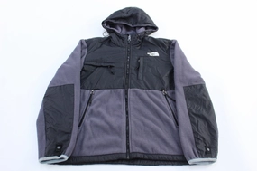 Windproof Shield The North Face Grey & Black Summit Series Hooded Jacket