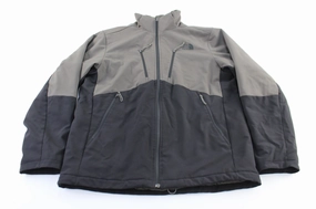 Outdoor Ease Weather Ease The North Face Logo Black & Grey Zip Up Jacket