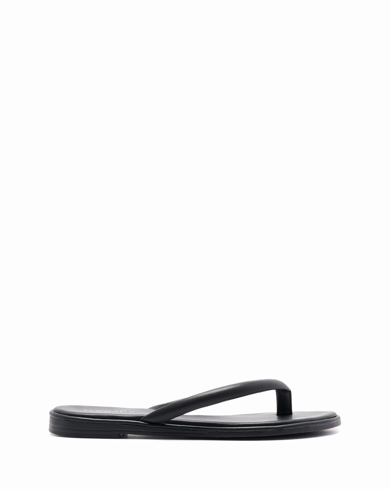 Reinforced Stitch Bonding Theory Thong Sandal Black