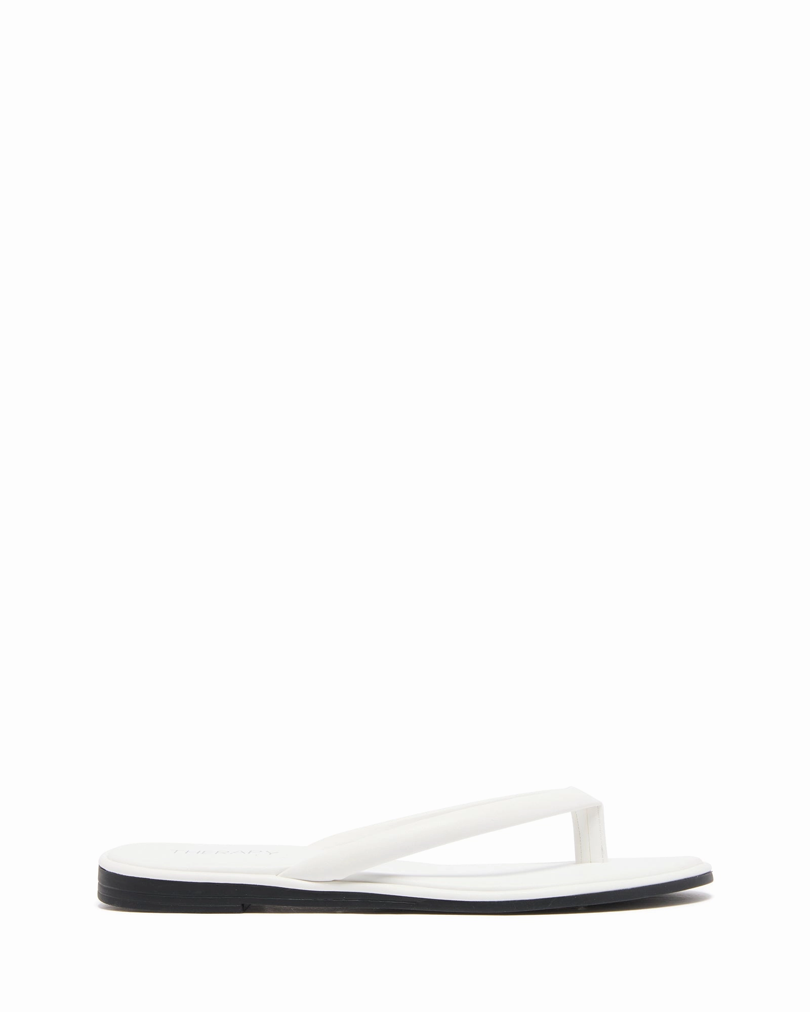 Theory Thong Sandal White Dynamic flex Weather Easy