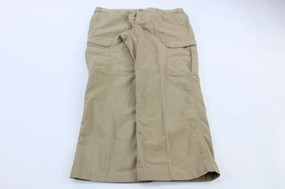 Carhartt Logo Patch Relaxed Fit Dark Khaki Pants Quick Move All Use