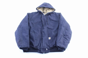 Sport Edge Ticket Carhartt Logo Patch Blue Fire Resistant Hooded Jacket