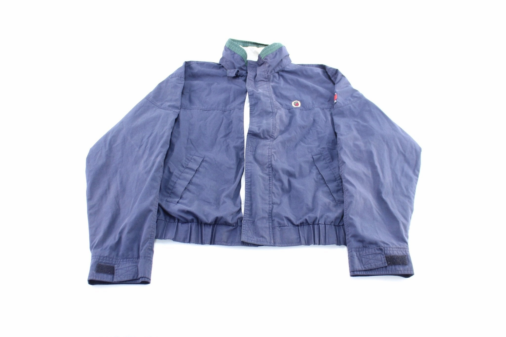 ZipperClosure Easy Zip Tommy Hilfiger Logo Embroidered Zip Up Jacket