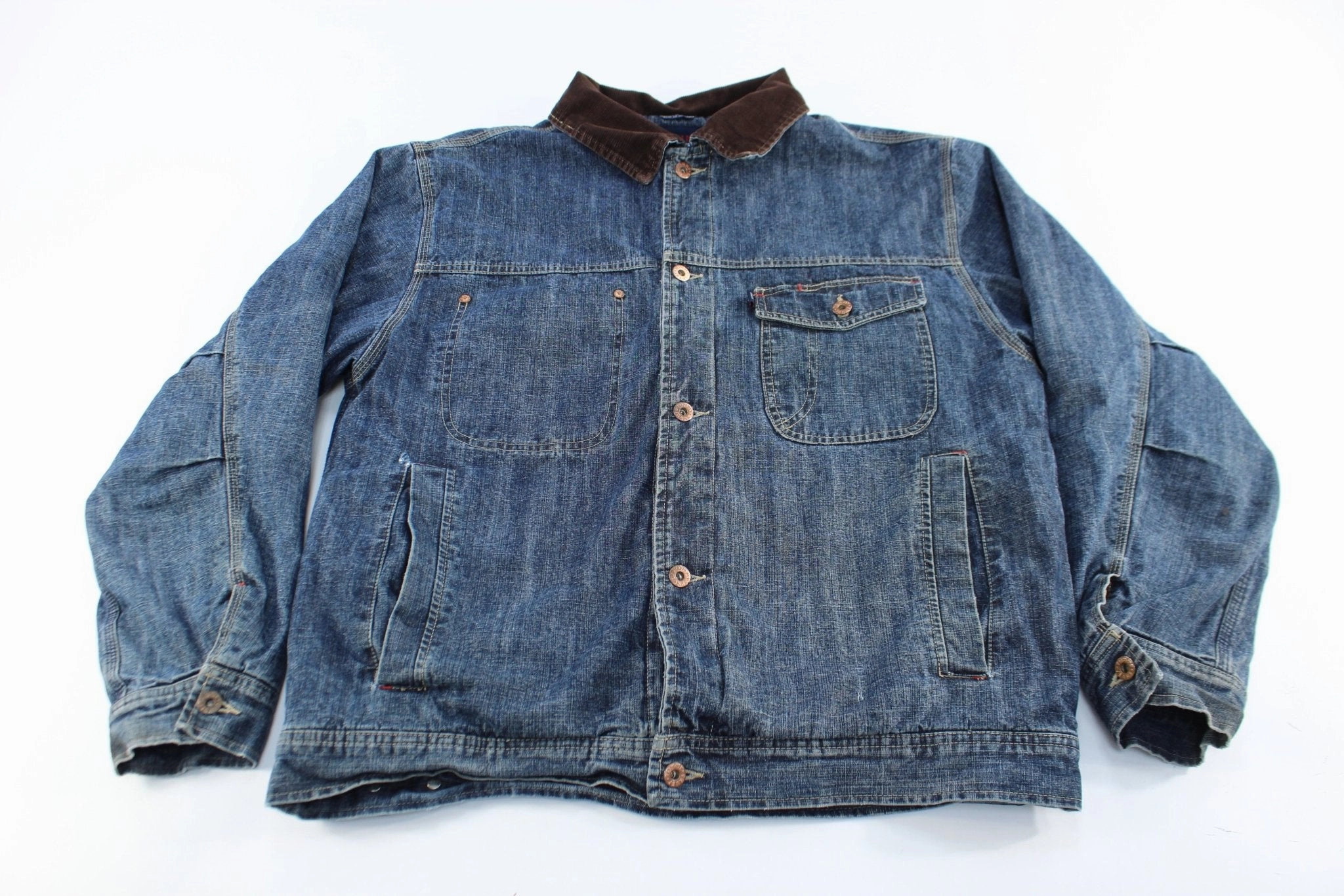 Tommy Jeans Denim Button Fly Jacket Draw