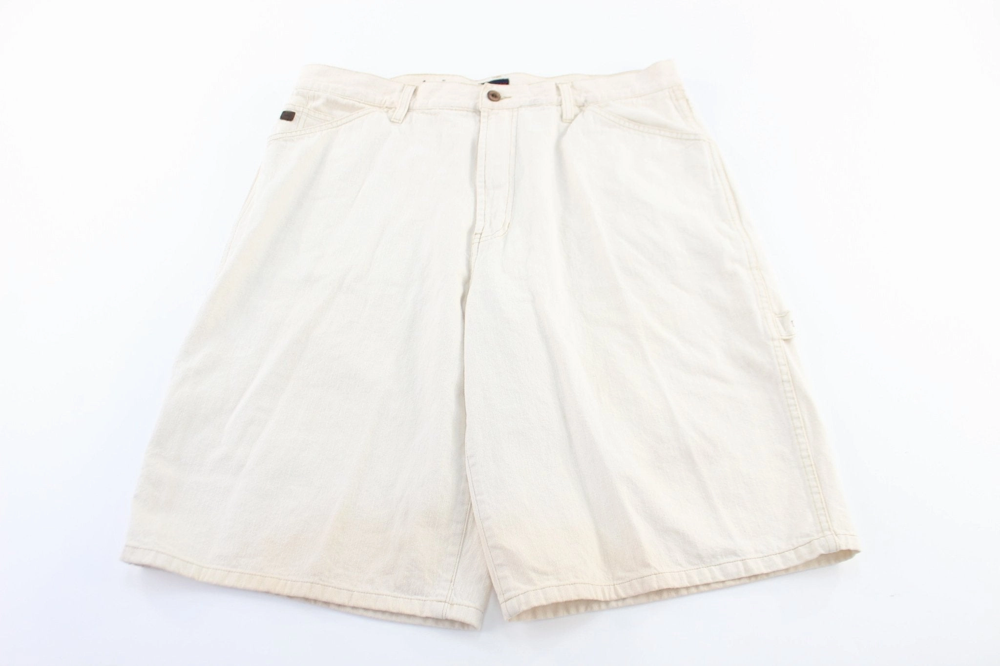 Tommy Jeans White Denim Shorts Full Flex Chic Look