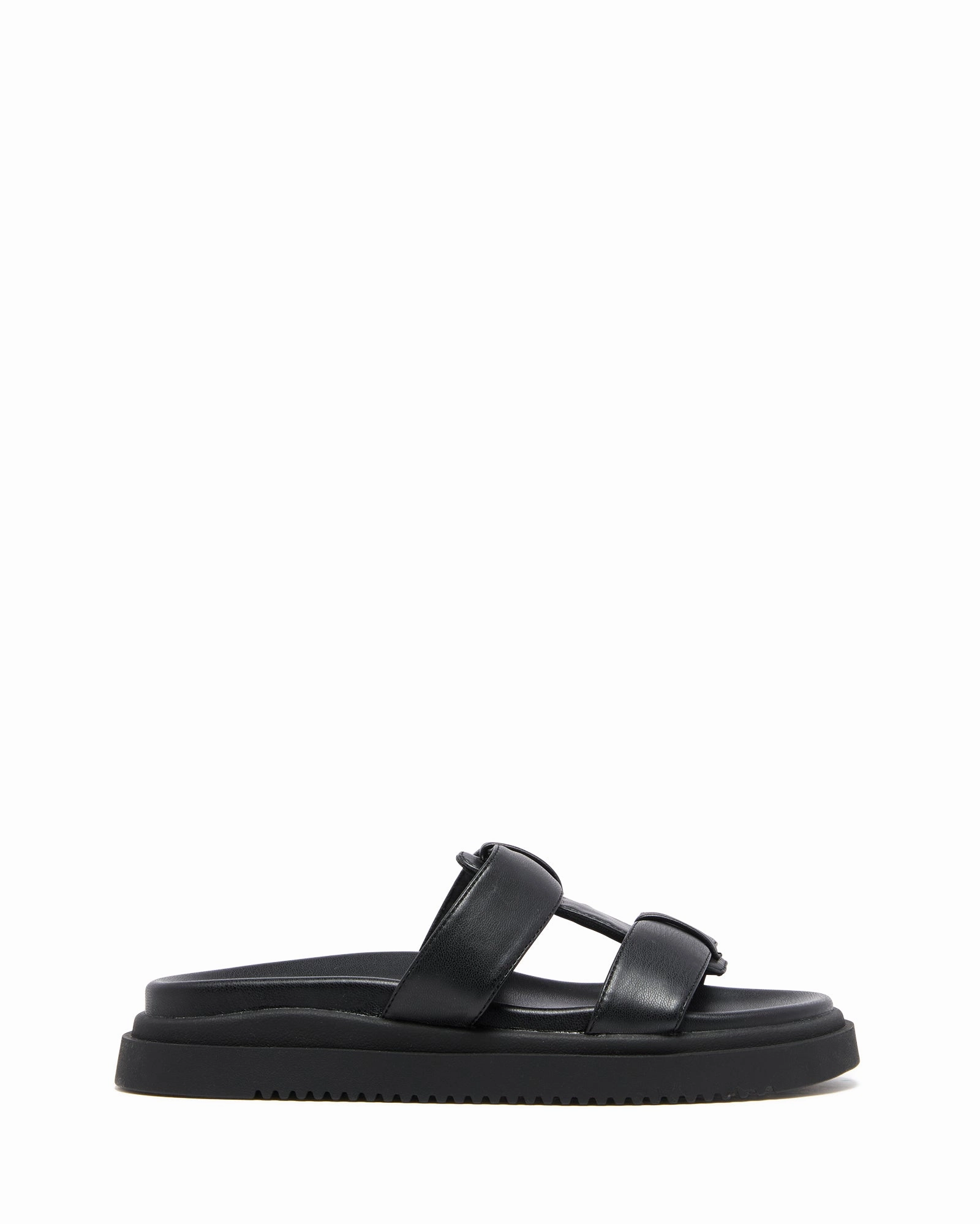 Low Profile Sidewalls Pause Sandal Black