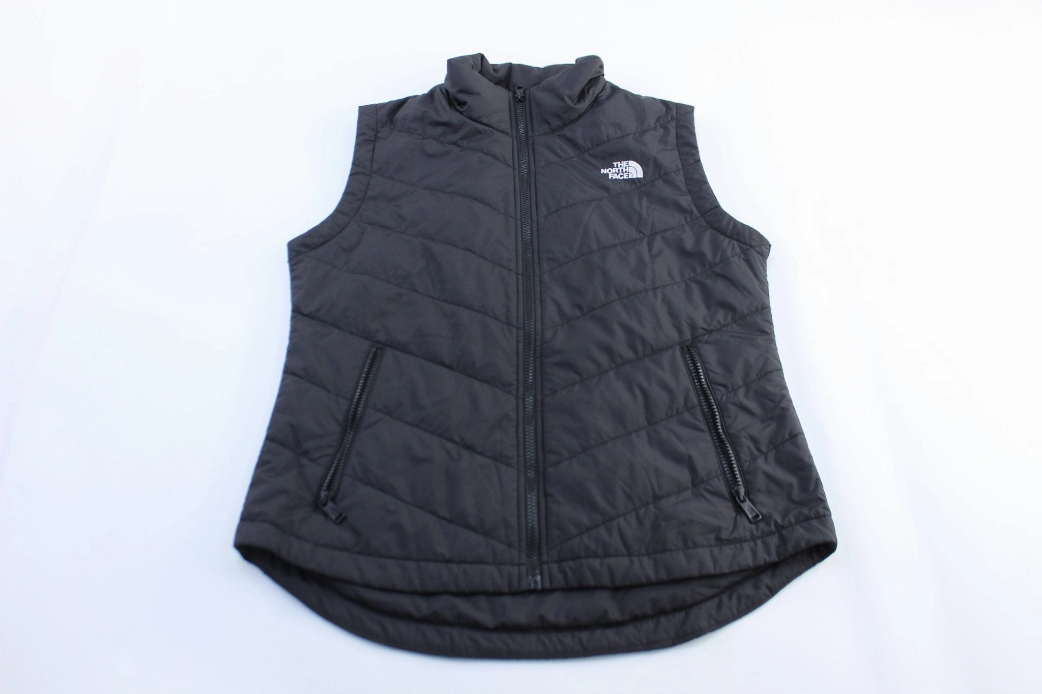 Spark Hike Women's The North Face Embroidered Logo Black Puffer Vest