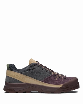 luxury running option calf - high running shoes X-ALP Suede Plum Perfect/Nine Iron/Safari L47876200