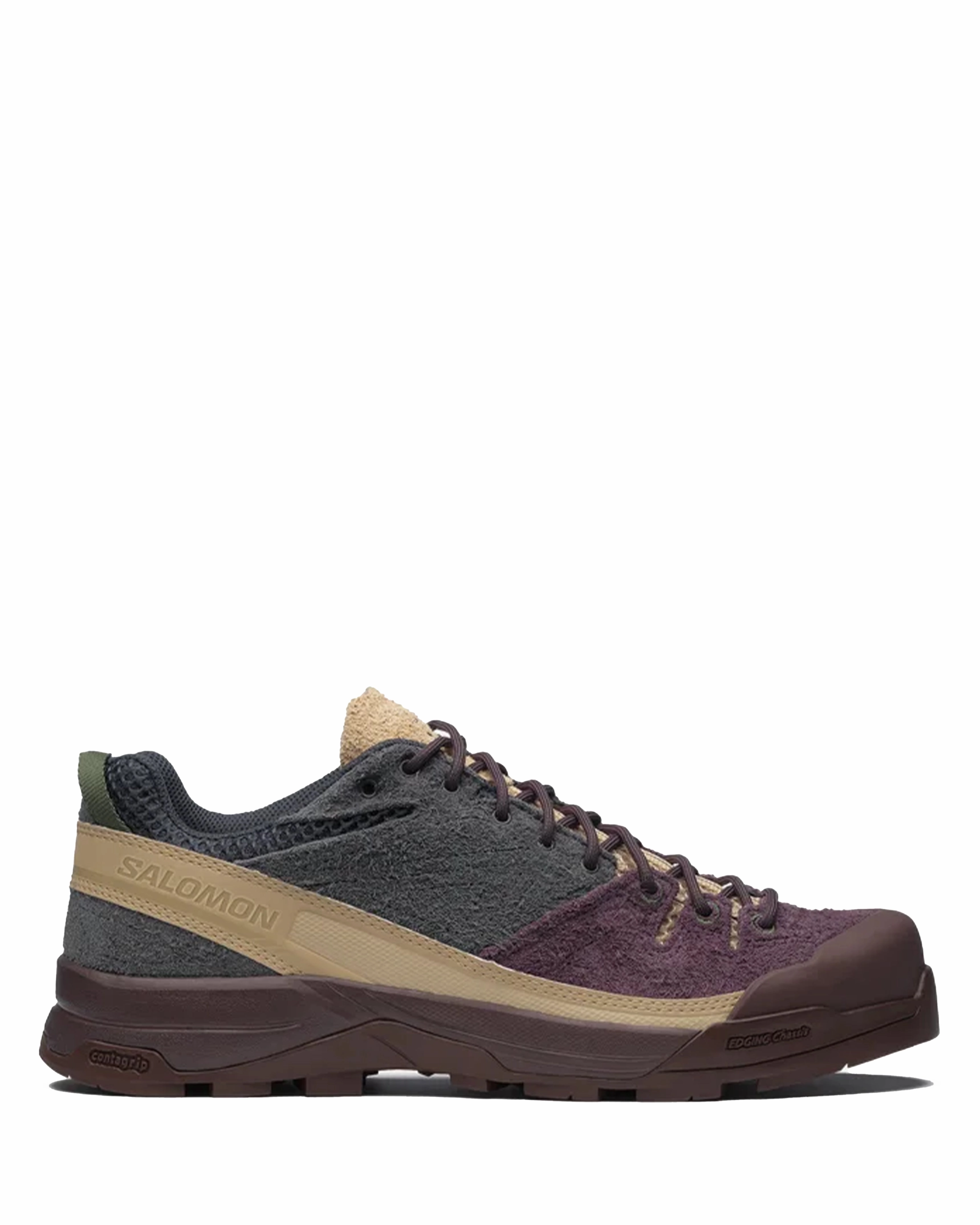 luxury running option calf - high running shoes X-ALP Suede Plum Perfect/Nine Iron/Safari L47876200