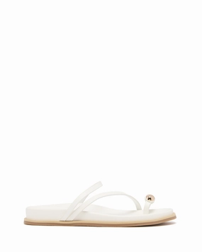 Alba Sandal White Simple Entry Chill Time